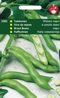 Hot Ackerbohne (Vicia faba 'Frühe Weißkeimlinge') Samen Gemüsesamen|Saatgut