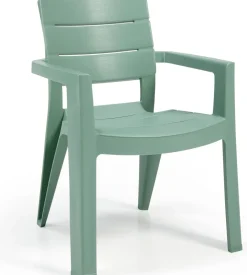 Outlet Allibert Stapelstuhl Ibiza grün Gartenstühle|Esszimmerstühle