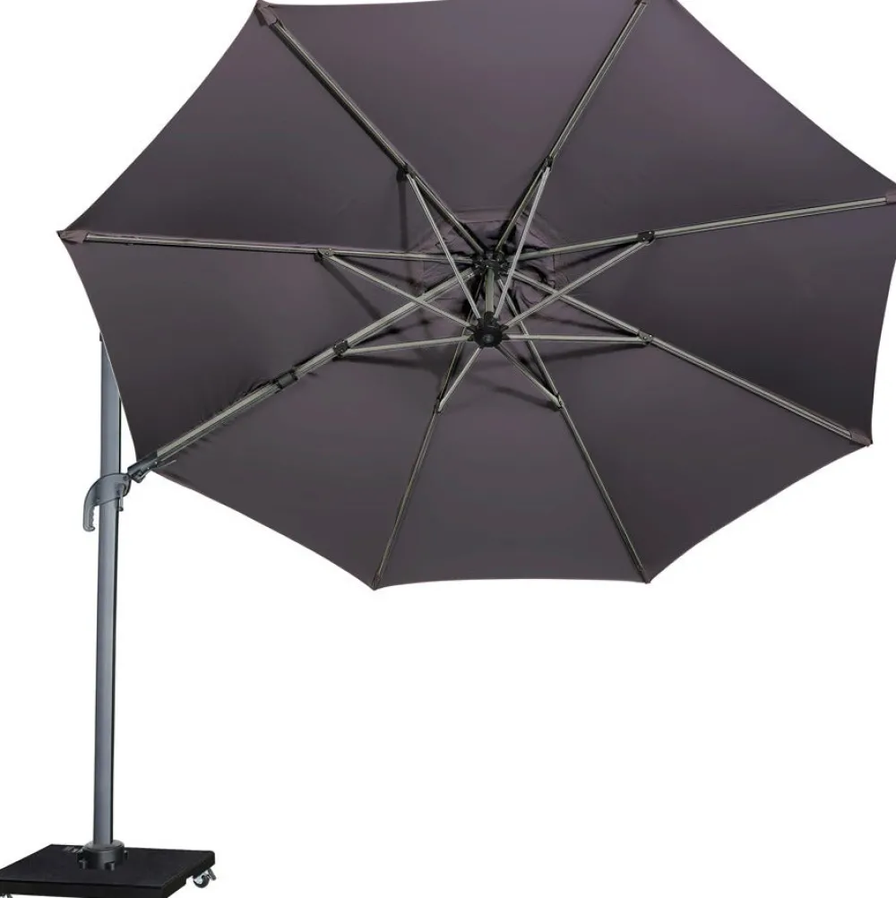 Online Ampelschirm Merida anthrazit UPF 30+ D 350 cm Sonnenschirme