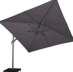 Best Ampelschirm Merida anthrazit UPF 30+ 300 x 300 x 260 cm Sonnenschirme