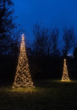 Anna's Collection Fahnenmast-Beleuchtung mit 236 LEDs H 200 cm Led Weihnachtsbäume (Außen)