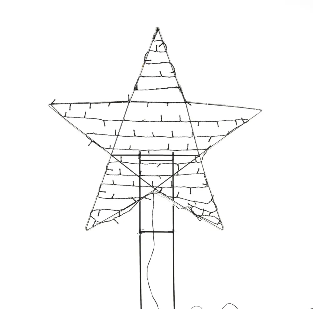 Online Anna's Collection Gartenstecker Stern mit Beleuchtung 80 cm Weihnachtsfiguren (Außen)