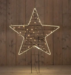 Online Anna's Collection Gartenstecker Stern mit Beleuchtung 80 cm Weihnachtsfiguren (Außen)