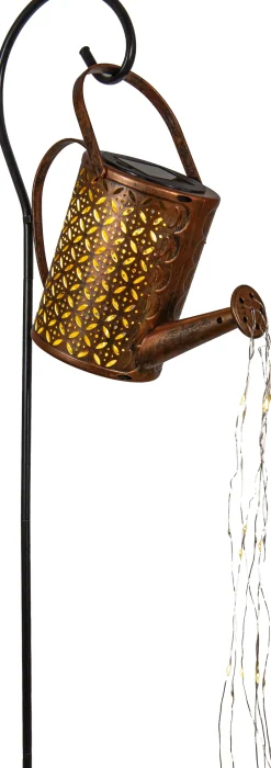 Sale Anna's Collection solar Gartenstecker Gießkanne kupfer 23,5 x 10 x 84 cm Gartenstecker
