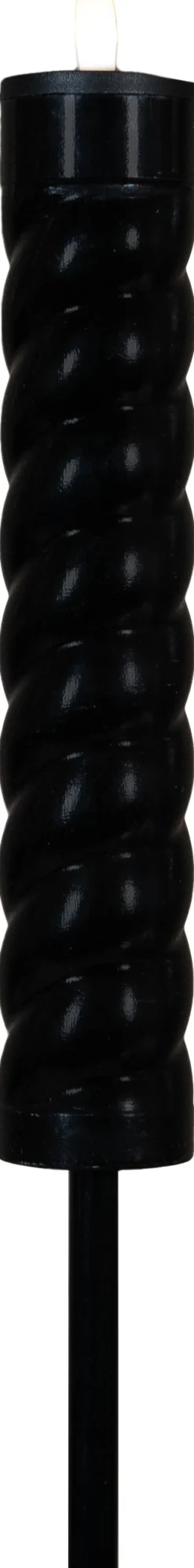 Sale Anna's Collection Solarfackel Swirl schwarz D 4 H 97 cm Fackeln & Outdoor-Kerzen|Solar Gartenleuchten