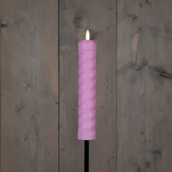 Discount Anna's Collection Solarfackel Swirl rosa D 4 H 97 cm Fackeln & Outdoor-Kerzen|Solar Gartenleuchten