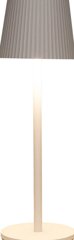 Hot Anna's Collection Tischlampe Ribbel weiß D 9 H 27 cm Tischleuchten