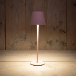 Discount Anna's Collection Tischlampe Mat rosa D 11 H 36 cm Tischleuchten