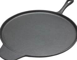 New ARO Household Pizzapfanne schwarz D 30 cm H 1,5 cm Pfannen