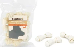 Outlet Beeztees Kauknoten weiß 7 cm 12 stuks Hundesnacks & Leckerlies
