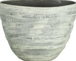 Discount Bela Arte Blumentopf Dick 45 x 20,5 x 34 cm Zement Streifen Blumentöpfe & Pflanzgefäße|Blumentöpfe