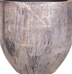 Discount Bela Arte Blumentopf Madeira gold / grau D 20 H 20 cm Blumentöpfe & Pflanzgefäße|Blumentöpfe