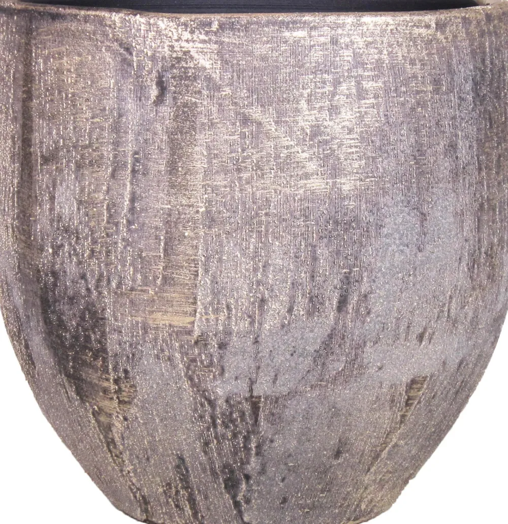 Discount Bela Arte Blumentopf Madeira gold / grau D 20 H 20 cm Blumentöpfe & Pflanzgefäße|Blumentöpfe