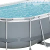 Clearance Bestway Stahlrahmen-Pool Power Steel oval 427 x 250 x 100 cm Pools & Planschbecken