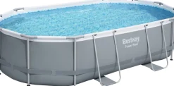 New Bestway Stahlrahmen-Pool Power Steel oval 488 x 305 x 107 cm Pools & Planschbecken
