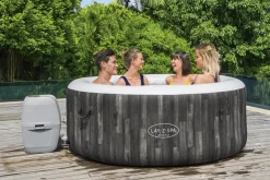 New Bestway Whirlpool aufblasbar Lay-Z-Spa Bahama rund braun D 180 H 66 cm Pools & Planschbecken