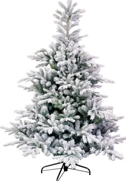 Hot Black Box künstlicher Weihnachtsbaum Grand Fir mit Schnee D 152 H 215 cm Künstliche Weihnachtsbäume