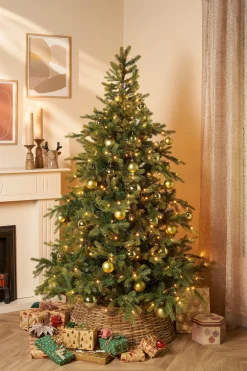 Hot Black Box Künstlicher Weihnachtsbaum Grand Fir D 152 H 215 cm Künstliche Weihnachtsbäume