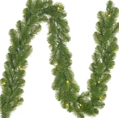 Sale Black Box Tannengirlande Norton 180 cm mit 15 LEDs warmweiß Weihnachts- & Tannengirlanden