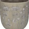 Clearance Blumentopf Mohnblumen crème D 25 H 25 cm Blumentöpfe & Pflanzgefäße|Blumentöpfe