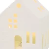 Outlet Boltze Häuschen Hygga LED weiß 10 x 7,5 x 14 cm Weihnachtsleuchten