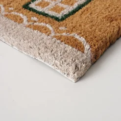 New Boltze Kokosmatte Julehus braun 60 x 40 x 1,2 cm Fußmatten