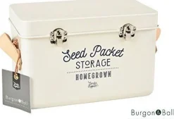 Best Burgon & Ball Aufbewahrungsdose für Saatgut creme 27 x 13 x 14,5 cm Anzucht-Zubehör