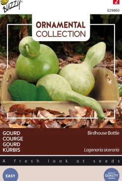 Best Buzzy® Ornamental Kürbis (Lagenaria siceraria 'Birdhouse Bottle') Samen Gemüsesamen|Saatgut