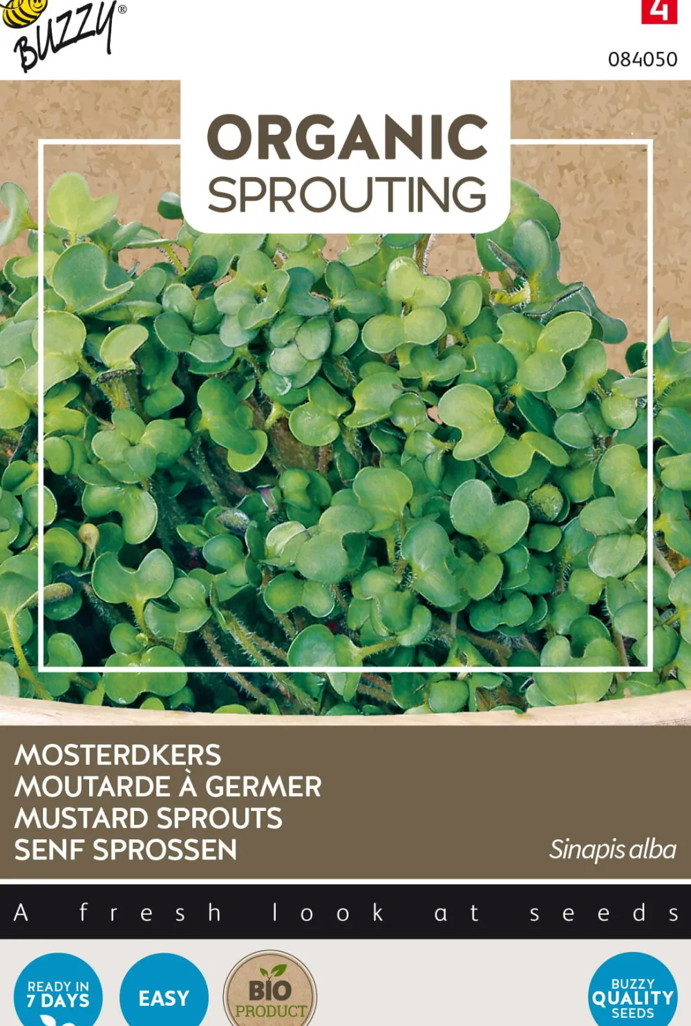 Sale Buzzy® Senfkresse (Sinapis alba) (BIO) Samen Gemüsesamen|Saatgut