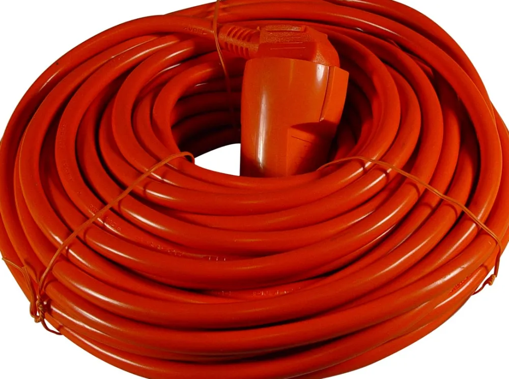 Clearance Calex Verlängerungskabel 20 m orange Außenelektronik