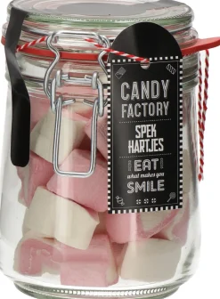 Hot Candy Factory Weckglas Marshmallow Herzen 115 g Schmankerl & Leckerbissen