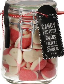 Clearance Candy Factory Weckglas Schaumherzen 450 g Schmankerl & Leckerbissen