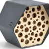Capi Europe Bienenhotel Hive anthrazit 19 x 22 x 20 cm Insektenhotels