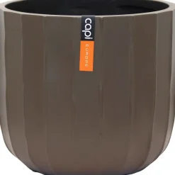 Hot Capi Europe Blumentopf Nature Craft taupe D 23,5 H 21 cm Blumentöpfe|Blumentöpfe & Pflanzgefäße