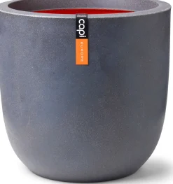 Hot Capi Europe Blumentopf Urban Smooth D 43 H 41 cm grau Blumentöpfe|Blumentöpfe & Pflanzgefäße
