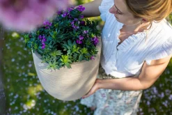 Online Capi Europe Blumentopf Waste Rib beige D 43 H 41 cm Blumentöpfe|Blumentöpfe & Pflanzgefäße