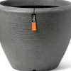 New Capi Europe Blumentopf Granite anthraziet D 48 H 35 cm Blumentöpfe|Blumentöpfe & Pflanzgefäße