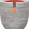 Outlet Capi Nature Rib Blumentopf D 43 H 41 cm elfenbein Blumentöpfe|Blumentöpfe