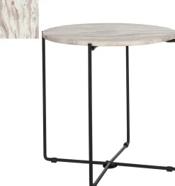 Clearance Casa Vivante Beistelltisch Liva braun 47 x 47 x 45 cm Beistelltische|Beistelltische