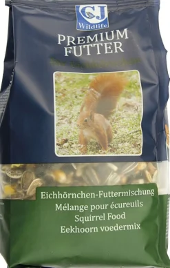Discount CJ Wildlife Eichhörnchenfutter Mix Premium 600 g Eichhörnchen- & Igelfutter