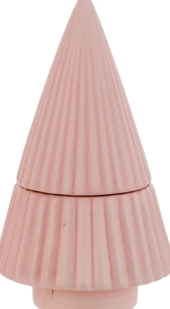 Best Cosy@Home Teelichthalter Weihnachtsbaum open it rosa 9 x 9 x 16 cm Teelichthalter