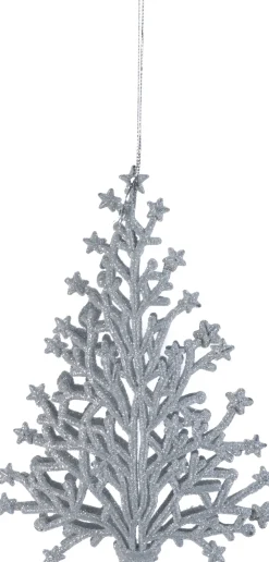 Clearance Cosy@Home Weihnchtsbaumschmuck Baum weiß 16 x 16 cm Weihnachtskugeln & -Anhänger