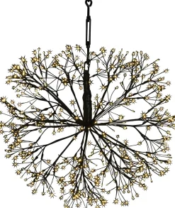 Online Countryfield Hängelampe Lichtkaskade Apollo schwarz mit 576 LEDs warmweiss D 40 cm Weihnachtsfiguren (Außen)