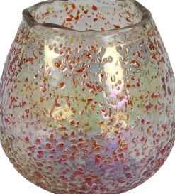 Countryfield Teelichthalter Amia halbdurchsichtig D 10 H 10 cm Teelichthalter