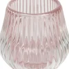 Best Countryfield Teelichthalter Carlin rosa D 7,2 H 6,5 cm Teelichthalter
