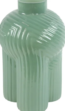 Outlet Countryfield Vase Ledger grün D 20 H 30 cm Vasen & Krüge|Blumentöpfe & Pflanzgefäße