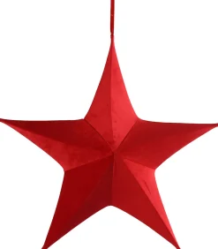 Countryfield Weihnachtsbaumschmuck Stern Maria rot 21 x 60 x 60 cm Weihnachtsdeko Zum Aufhängen
