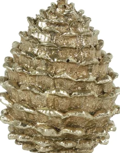 Discount Countryfield Weihnachtsbaumschmuck Tannenzapfen Tucson gold 7,4 x 7,4 x 9 cm Weihnachtskugeln & -Anhänger