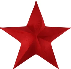 Outlet Countryfield Weihnachtsbaumschmuck Stern Maria rot 52 x 165 x 165 cm Weihnachtsdeko Zum Aufhängen