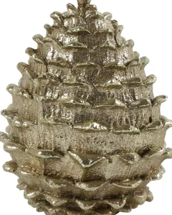 Countryfield Weihnachtsbaumschmuck Tannenzapfen Tucson gold 10 x 10 x 12,5 cm Weihnachtskugeln & -Anhänger